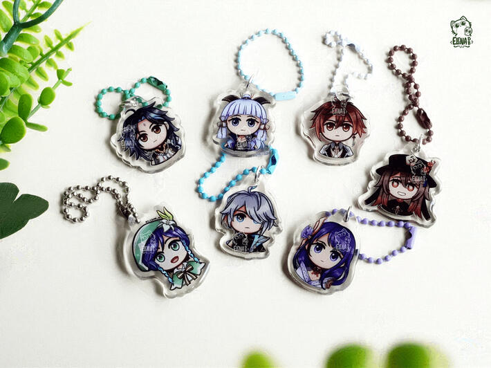 Genchin Impact Keychains