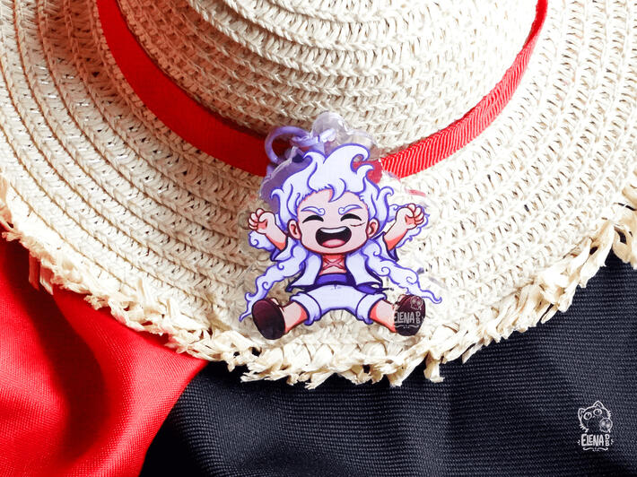 Luffy Gear5 Keychain